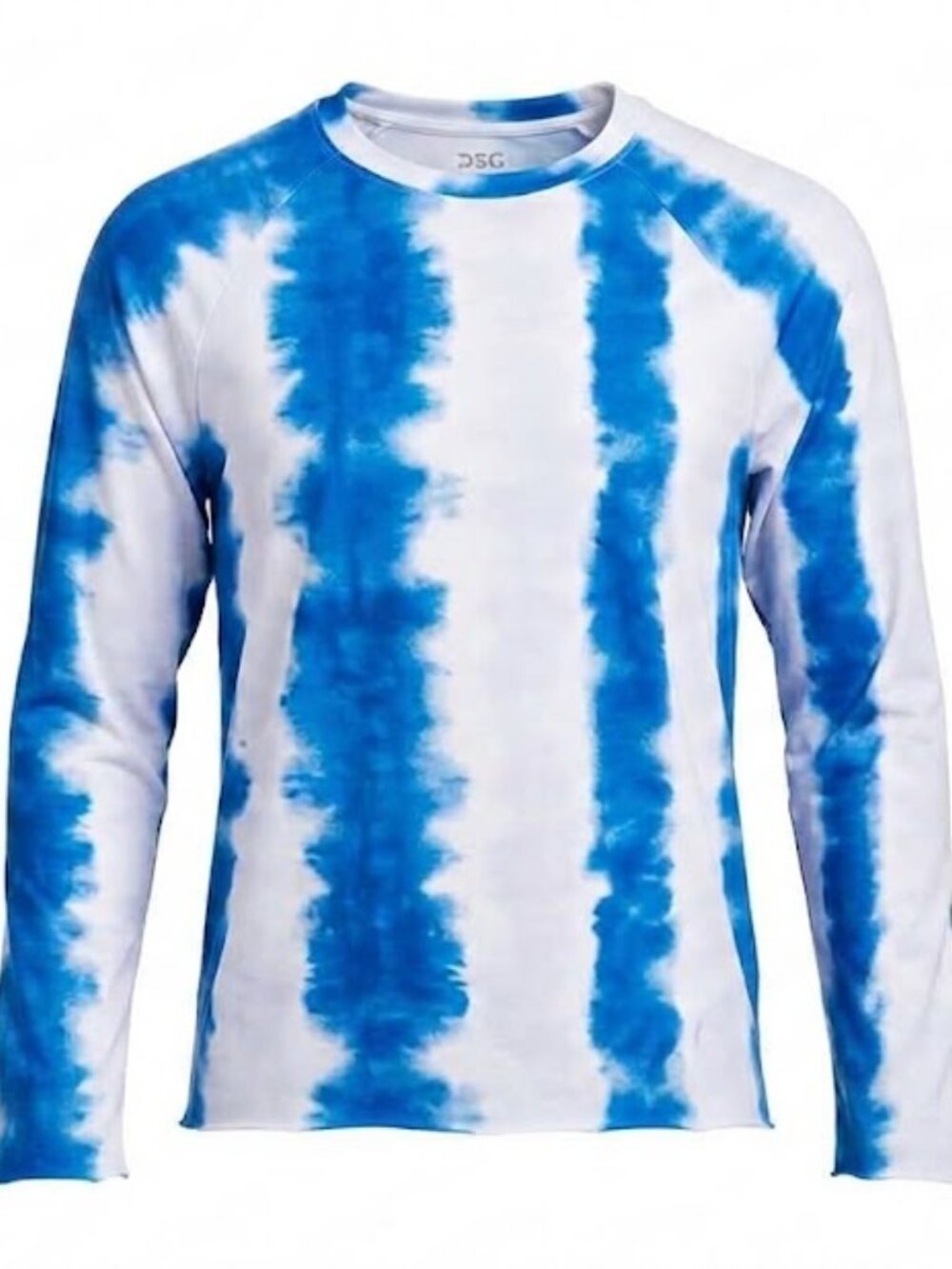 DSG Kids Blue Tie-Dye Long Sleeve Tee Shirt L (10-12)